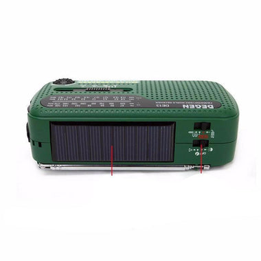 Crank Dynamo Solar Emergency Radio