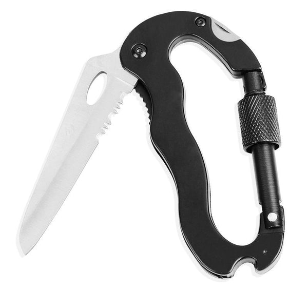 5 In 1 Survival Multi-Knife Carabiner