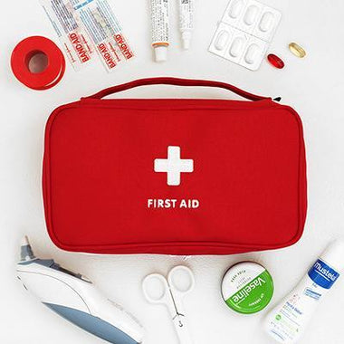 Empty Multi-Layer First Aid Pouch